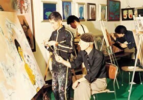 社会福祉法人松花苑「みずのき寮」の絵画教室（1983年）