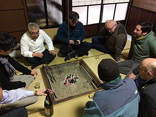 欧州の研究者と世界農業遺産の能登半島を訪問（石川県穴水町 春蘭の里にて）。