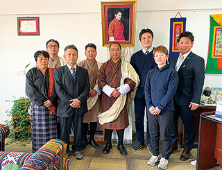 保健省との会合（ティンプー、ブータン。2020年2月）