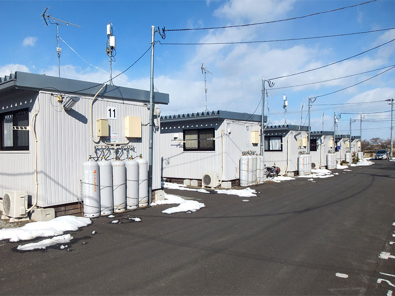 山元町の仮設住宅
