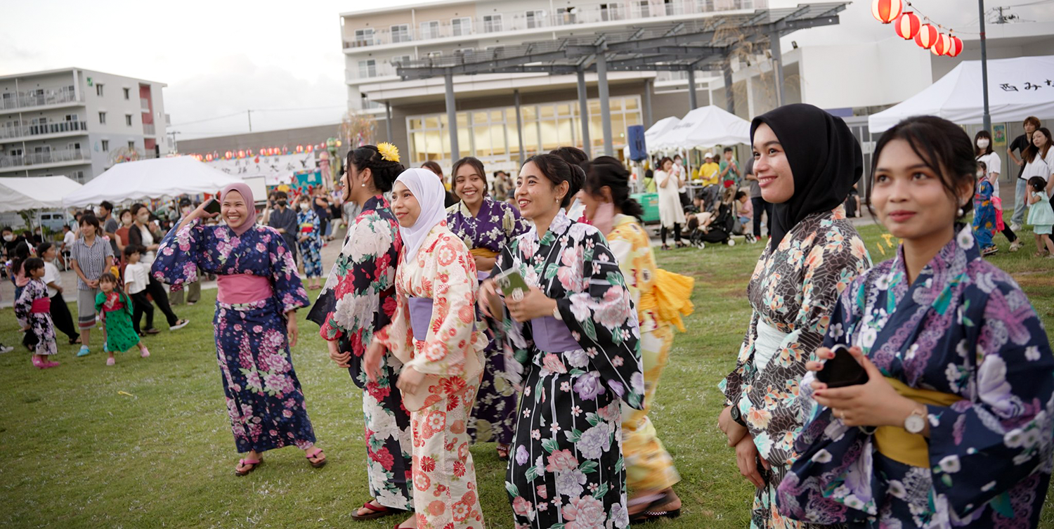 気仙沼市鹿折地区の「鹿折復興盆踊り大会」（2023年8月11日 ）